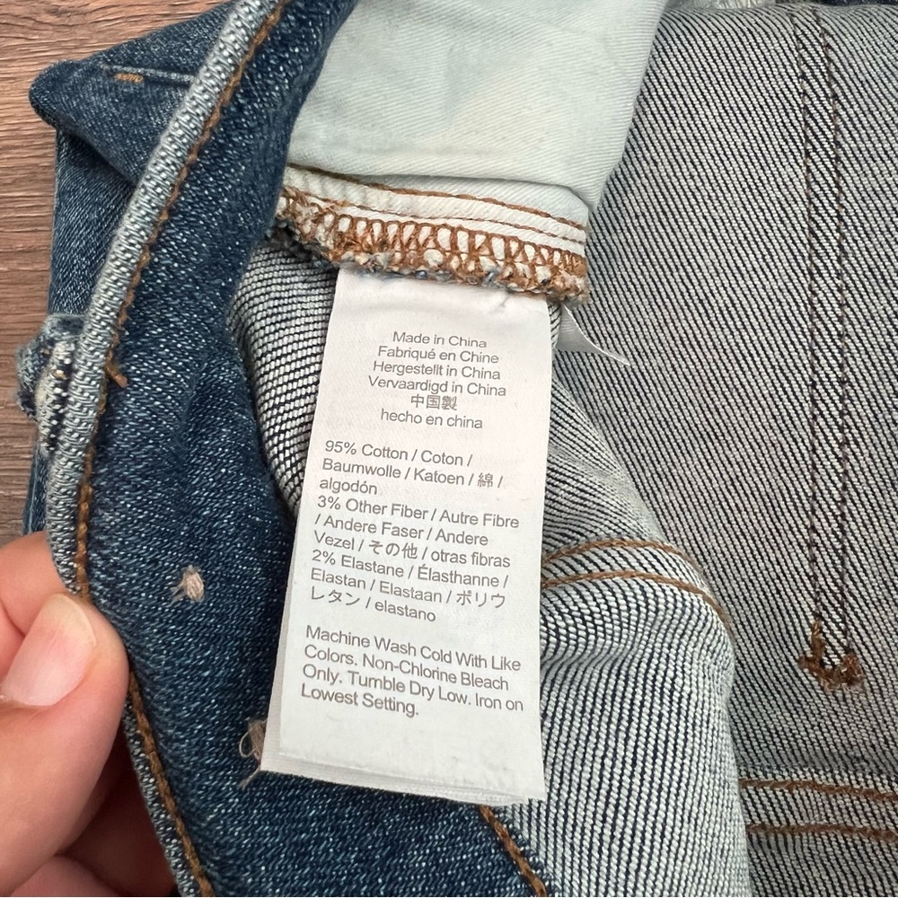 ❄️ Madewell Cali Demi-Boot Jeans Medium Wash Size 29 Stretch - Picture 9 of 14